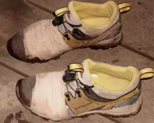 chaussures de rando us&eacute;es